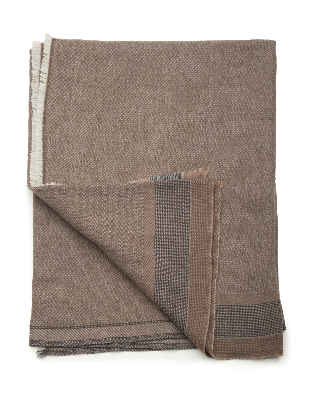 Плед 140х200 Patricia D Brown-Grey