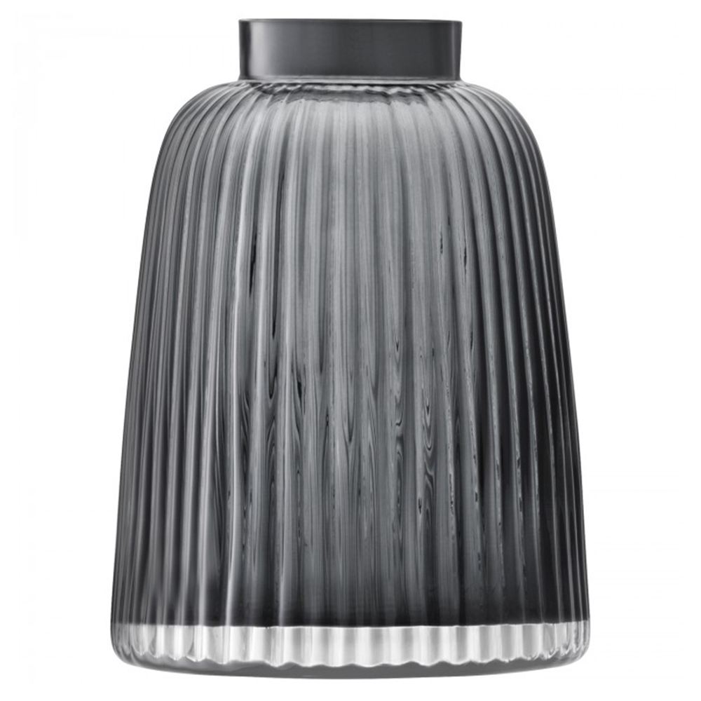 Ваза pleat, 26 см, серая