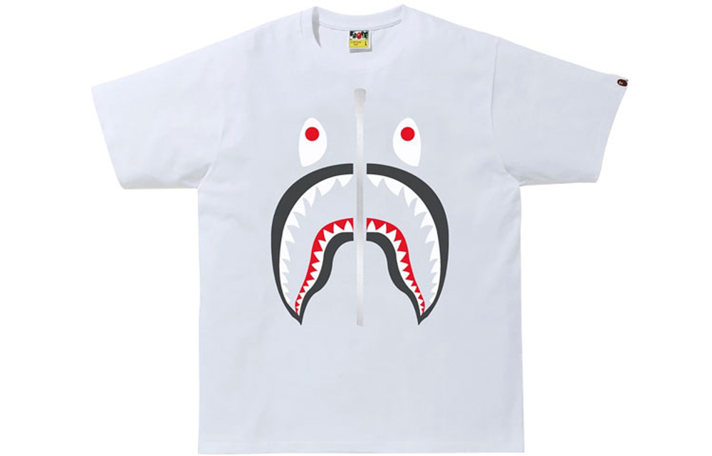 A Bathing Ape Shark Tee белый