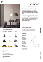 Подвесной светильник Cloche Three