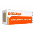 Утеплитель Плиты минераловатные ИЗОБОКС ЭКСТРАЛАЙТ 50 % компрессия (6 плит) 1200х600х100 мм (4,32м2=0,43м3), плотность 30-40 кг/1 м³
