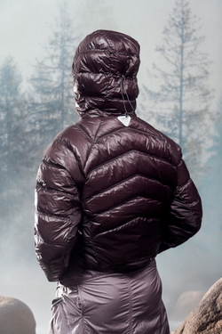 Куртка Nothomme Blue Down Jacket "Gray Purple Red"