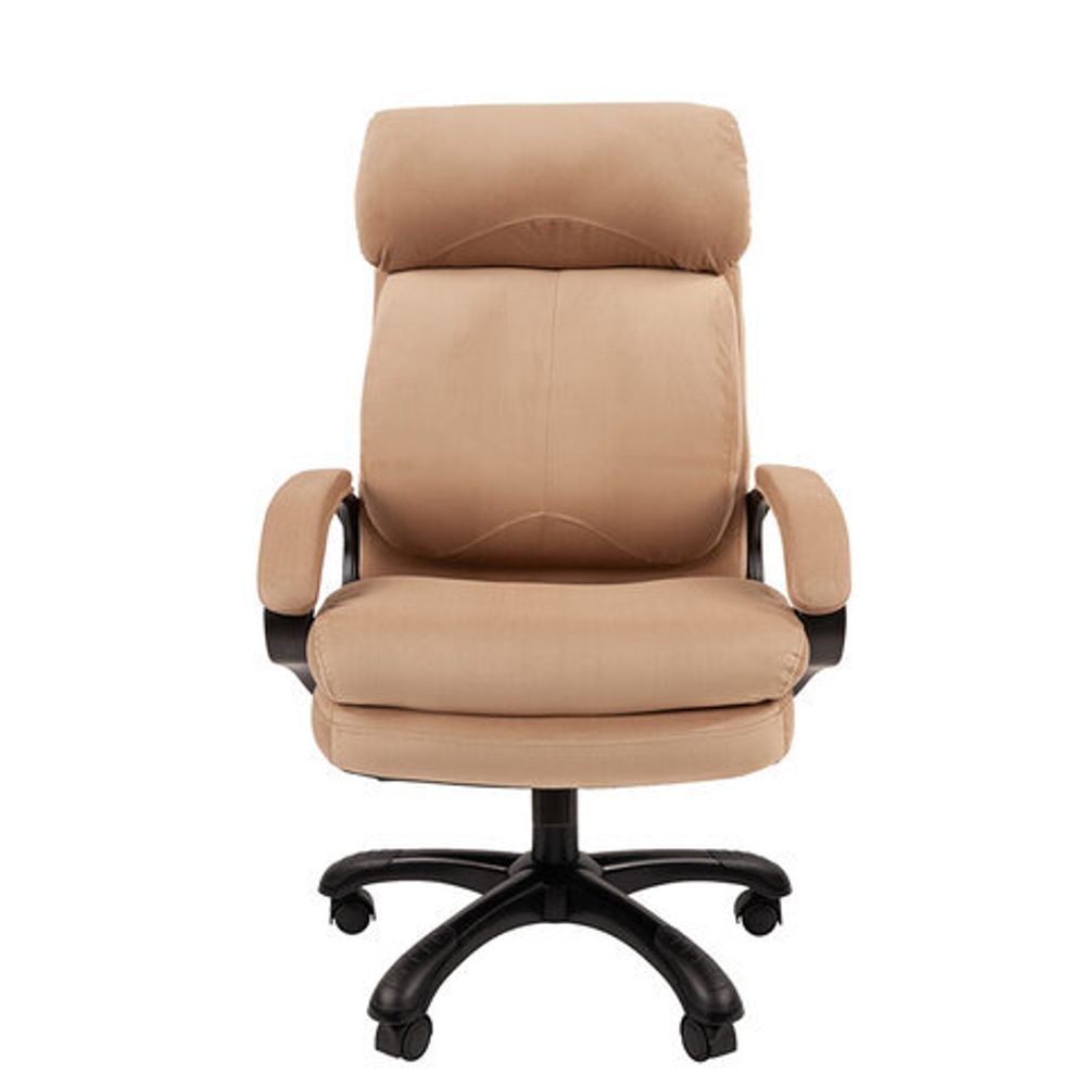 Кресло офисное Chairman СН 505, НАГРУЗКА до 150 кг, велюр, бежевое, ш/к 47280, 7127986