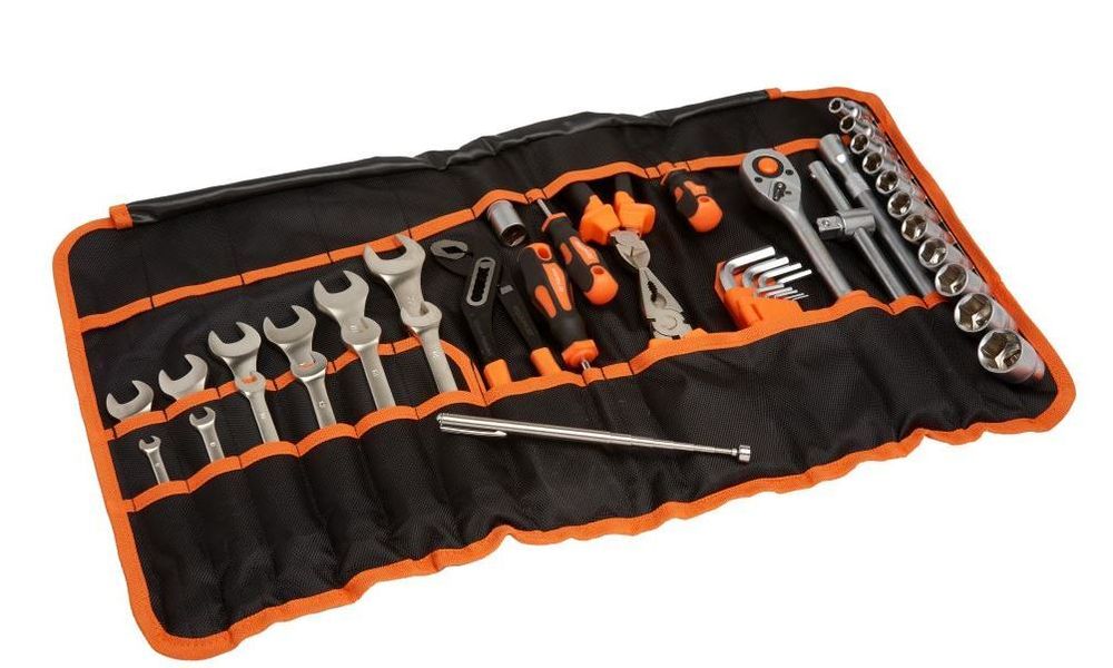 Набор инструментов MaxPiler ( 44 предмета, 1/4'', CrV, сумка оксфорд)