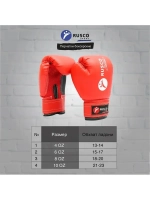 Перчатки боксерские Rusco Sport 4-6 OZ