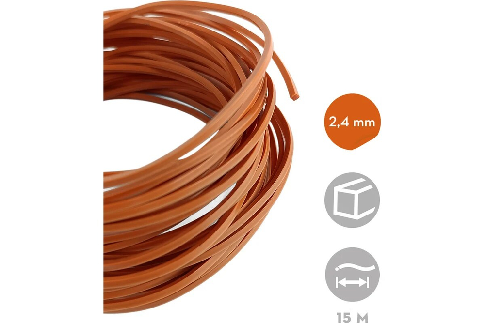 Косильная струна квадратного сечения 2.4 мм, 15 м Stihl 7028-871-0581