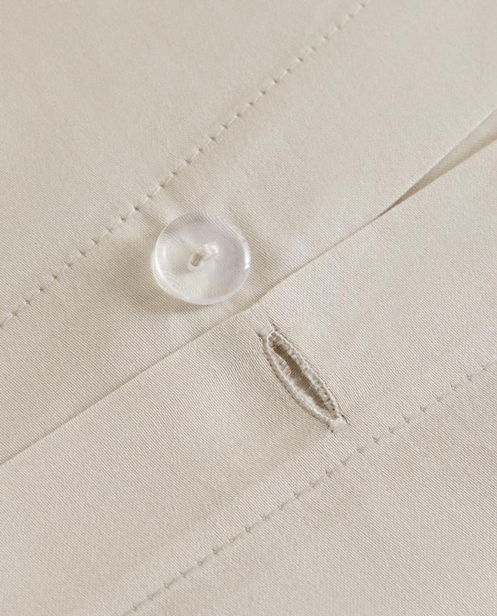 ZARA HOME САТИНОВЫЙ ПОДОДЕЯЛЬНИК, СЕРЫЙ