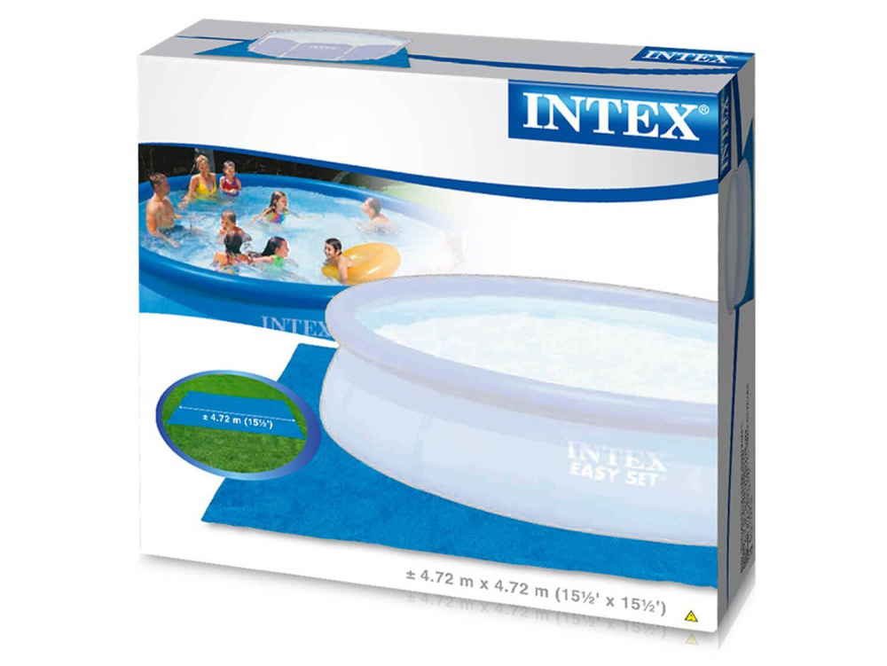 Подстилка под бассейн 472х472 см, для бассейна 244, 305, 366, 457 см (Intex 28048)