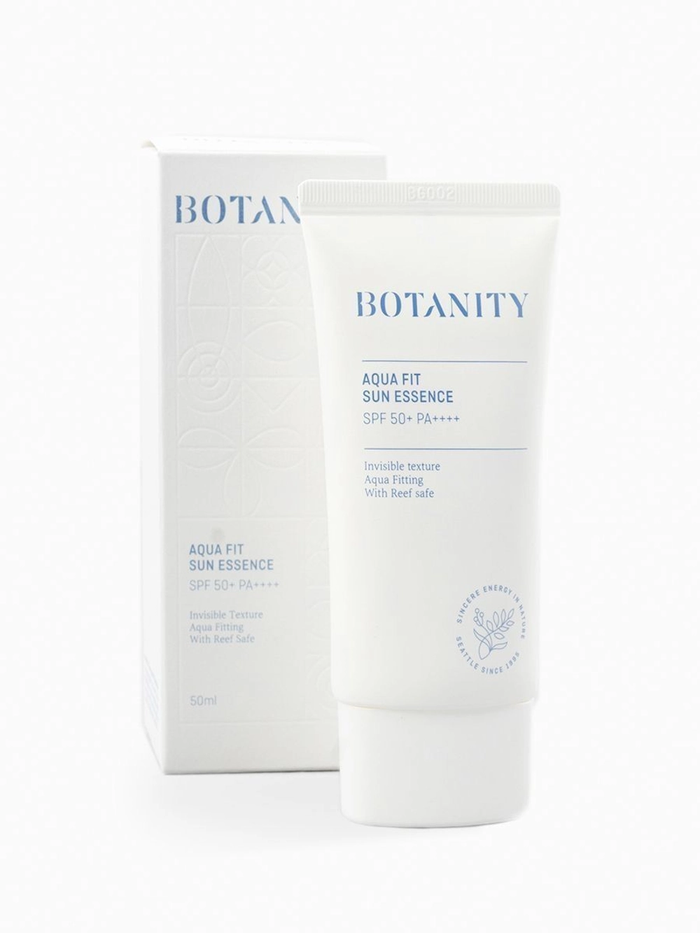 Солнцезащитный крем-эссенция Botanity Aqua Fit Essence SPF 50+ PA ++++ 50 мл