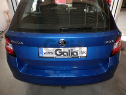 Оцинкованный фаркоп на Skoda Fabia универсал 2015-2021 (без электрики), Galia S111C