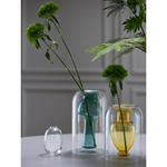 Ваза muse, 16 см, янтарная