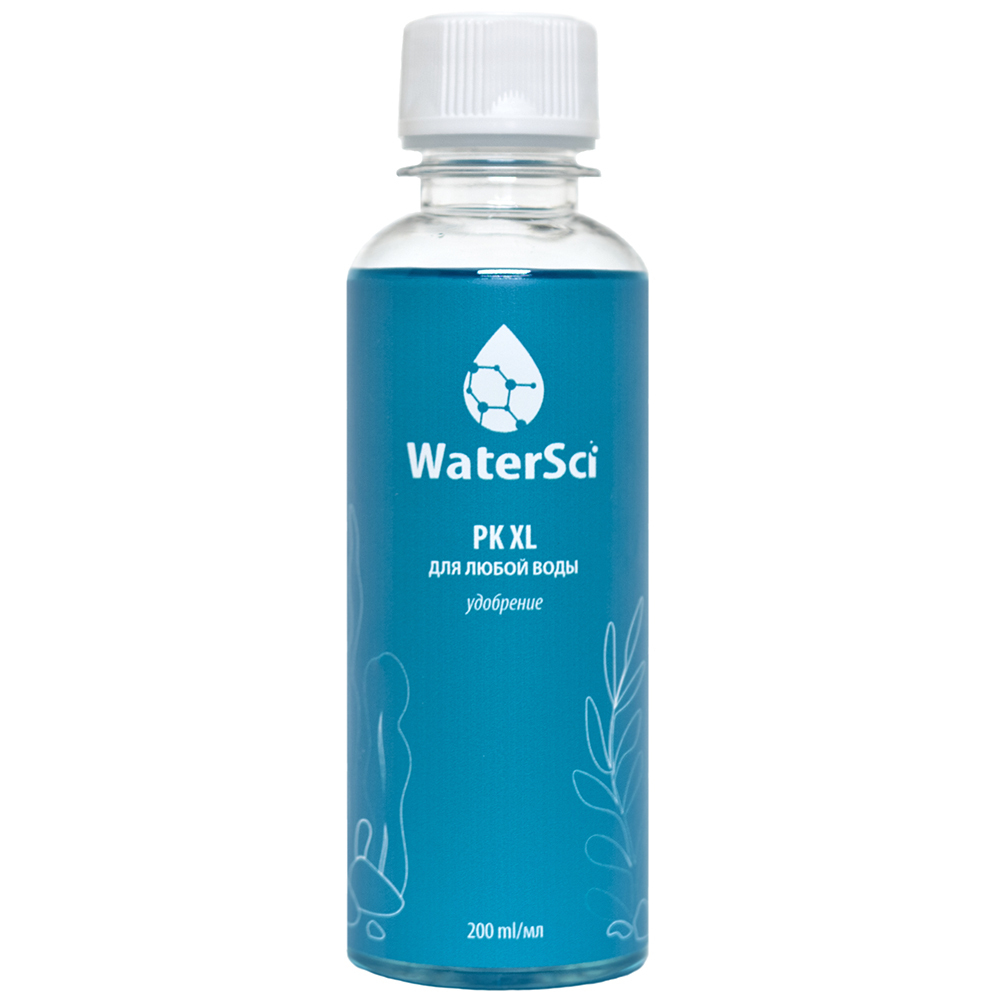 WaterSci PK XL Удобрение для аквариумных растений (фосфор+ калий), 200 мл
