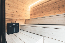 HARVIA Электрическая печь Virta HL700400S HL70S black, с парогенератором, 6.8 кВт (без пульта управления в комплекте)