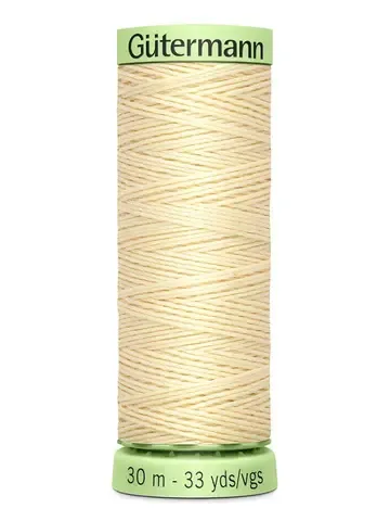 Нить Top Stitch 30/30 м для декоративной отстрочки, Gutermann, 610 св.кремово-желтый
