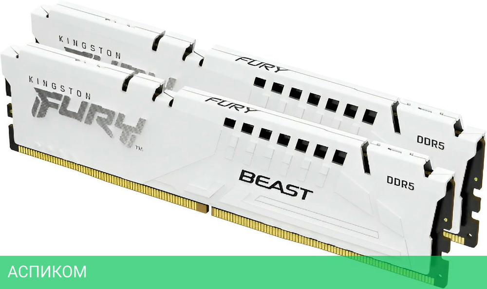 Оперативная память Kingston FURY Beast 2x16GB DDR5 DIMM PC5-48000 (KF560C30BWK2-32)