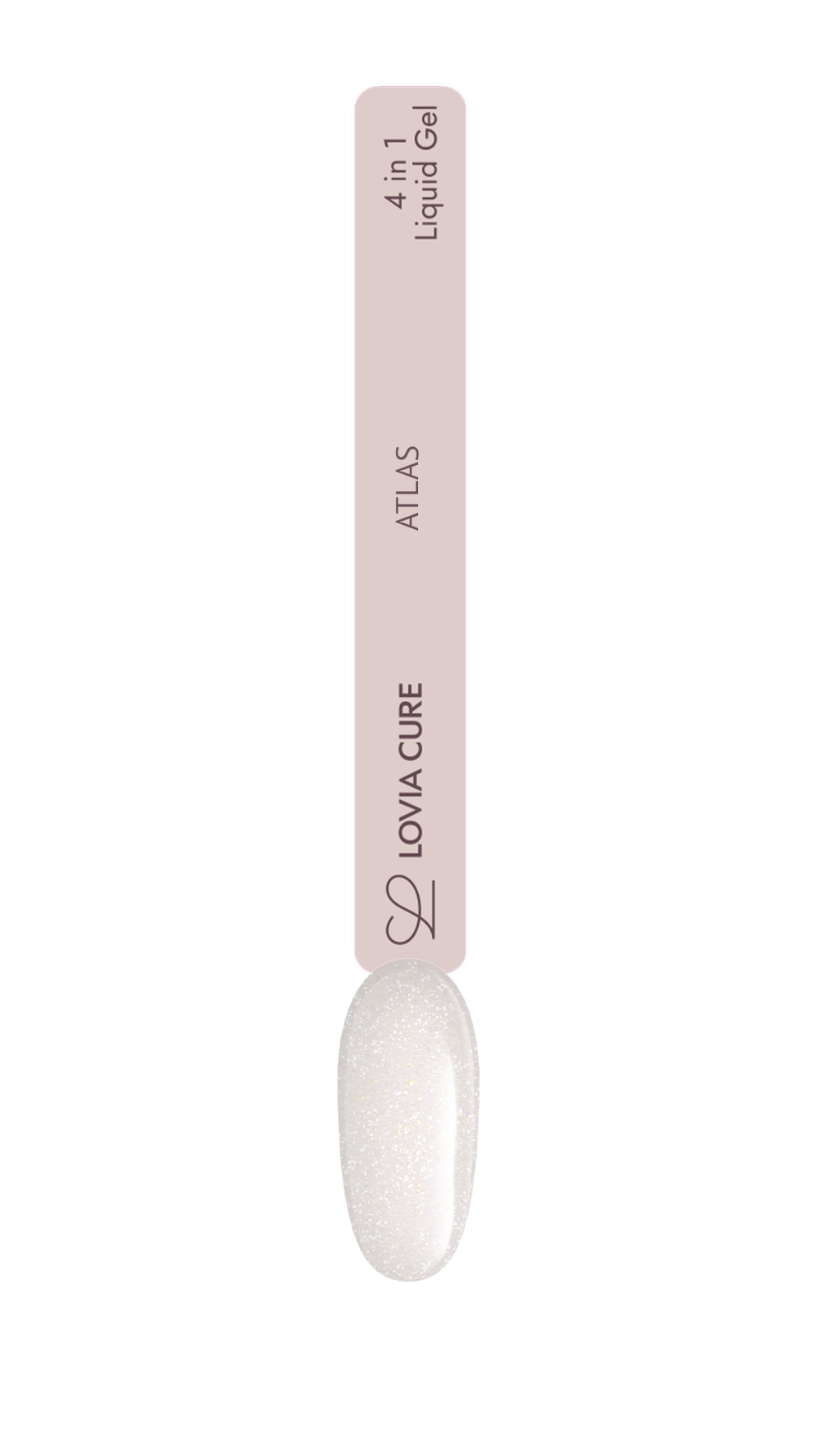 Lovia Cure 4in1 Liquid Gel Wedding Vibe Atlas - Полигель Архитектор с шиммером, 17 мл
