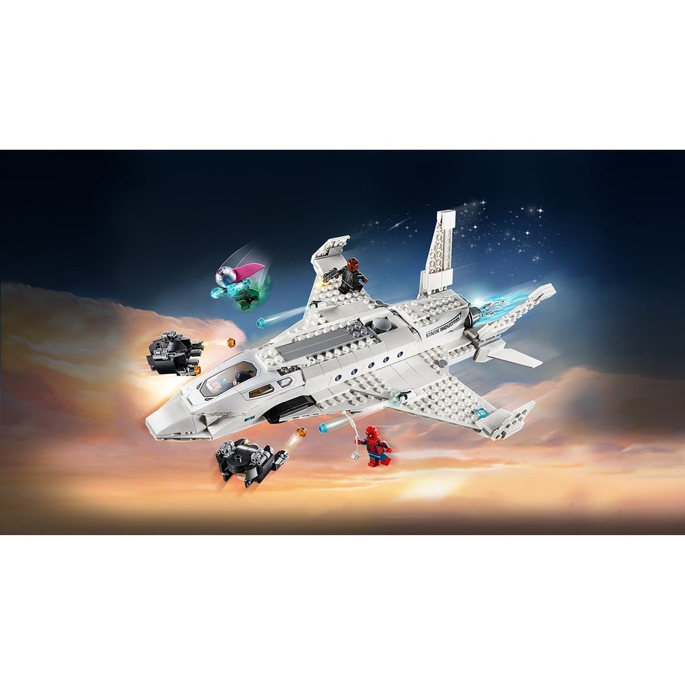 Реактивный самолёт Старка и атака дрона Marvel Super Heroes LEGO
