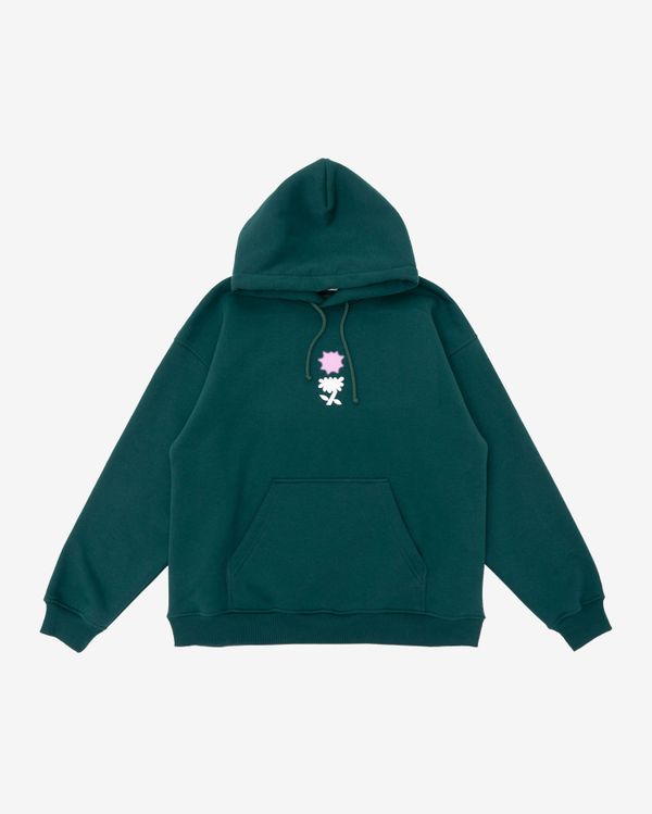 Худи FW23 HD Warm Flower Pine Green - фото 1