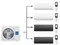 Мульти сплит-система на 4 комнаты 25+25+25+25 м2 Haier 2х AS25S2SF2FA-W+2х AS25S2SF2FA-B/4U85S2SR5FA Flexis Super Match