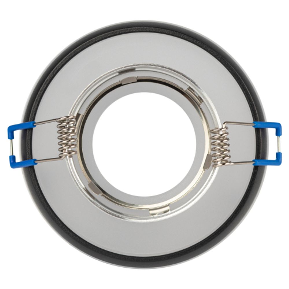 Светильник встраиваемый декоративный ЭРА DK100 BK под лампу MR16 GU5.3 черный