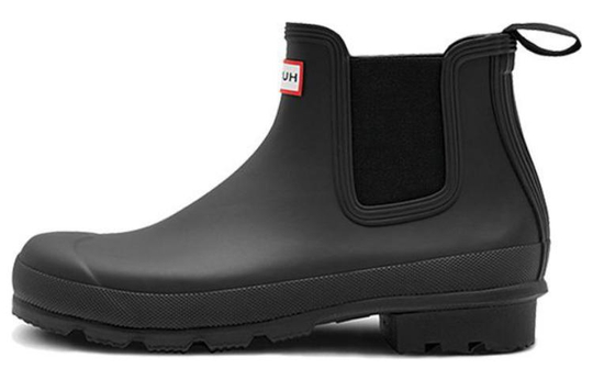 HUNTER Breathable, Waterproof, And Abrasion Resistant Rain Boots Men"s Black