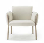 Кресло лаунж металлическое c подушками Scab Design Brezza Lounge, тортора, бежевый