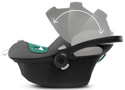 Коляска Cybex Balios S Lux BLK complete Aton S2 Lava Grey 3 в 1 Moon Black с дождевиками