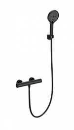 Смеситель для душа с термостатом WONZON & WOGHAND INN1, Черный матовый (WW-B3013-A-MB)