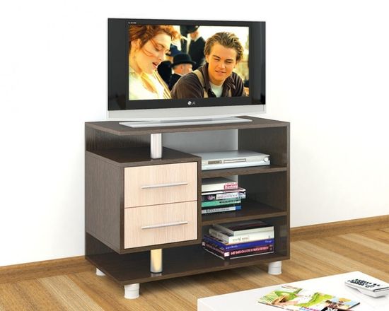 Тумба-ТВ 011 (2я) венге / дуб молочный