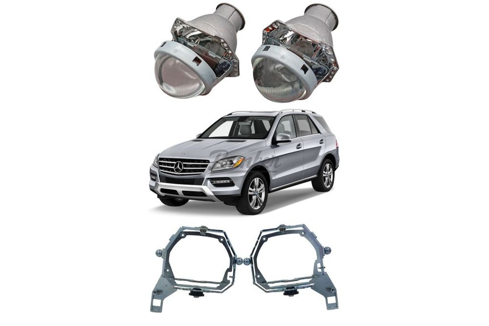 Готовый комплект для замены штатных линз Bosch Intellect Mercedes ML W166 2011-2015