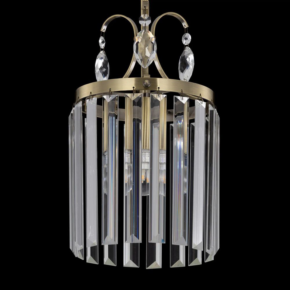 Citilux Инга CL335113 Подвесной хрустальный светильник Бронза