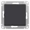 Переключатель проходной 1-кл. СП AtlasDesign Aqua 10А IP44 (сх. 6) 10AX механизм карбон SE ATN441061