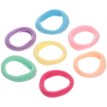 Резинки детские для волос 30шт (+-2 шт)»Фантазия- Единорожек», микс 4 цвета, с цепочкой, 18*9см