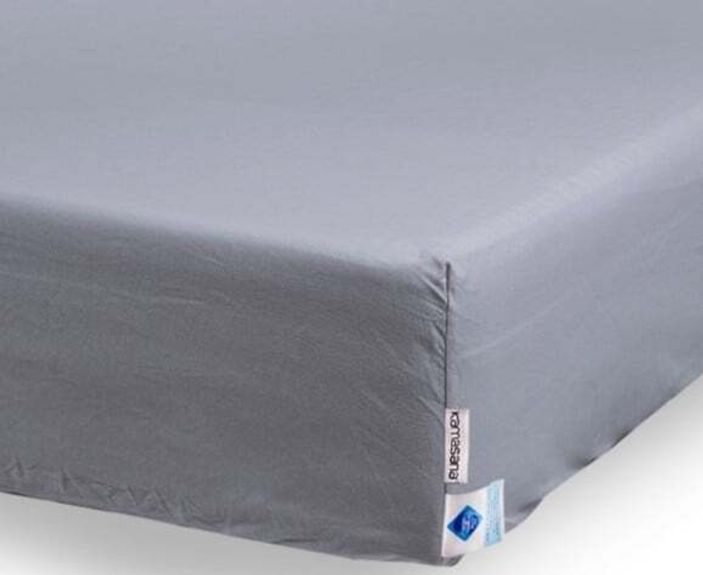 Наматрасник 180х200 Velvet серый