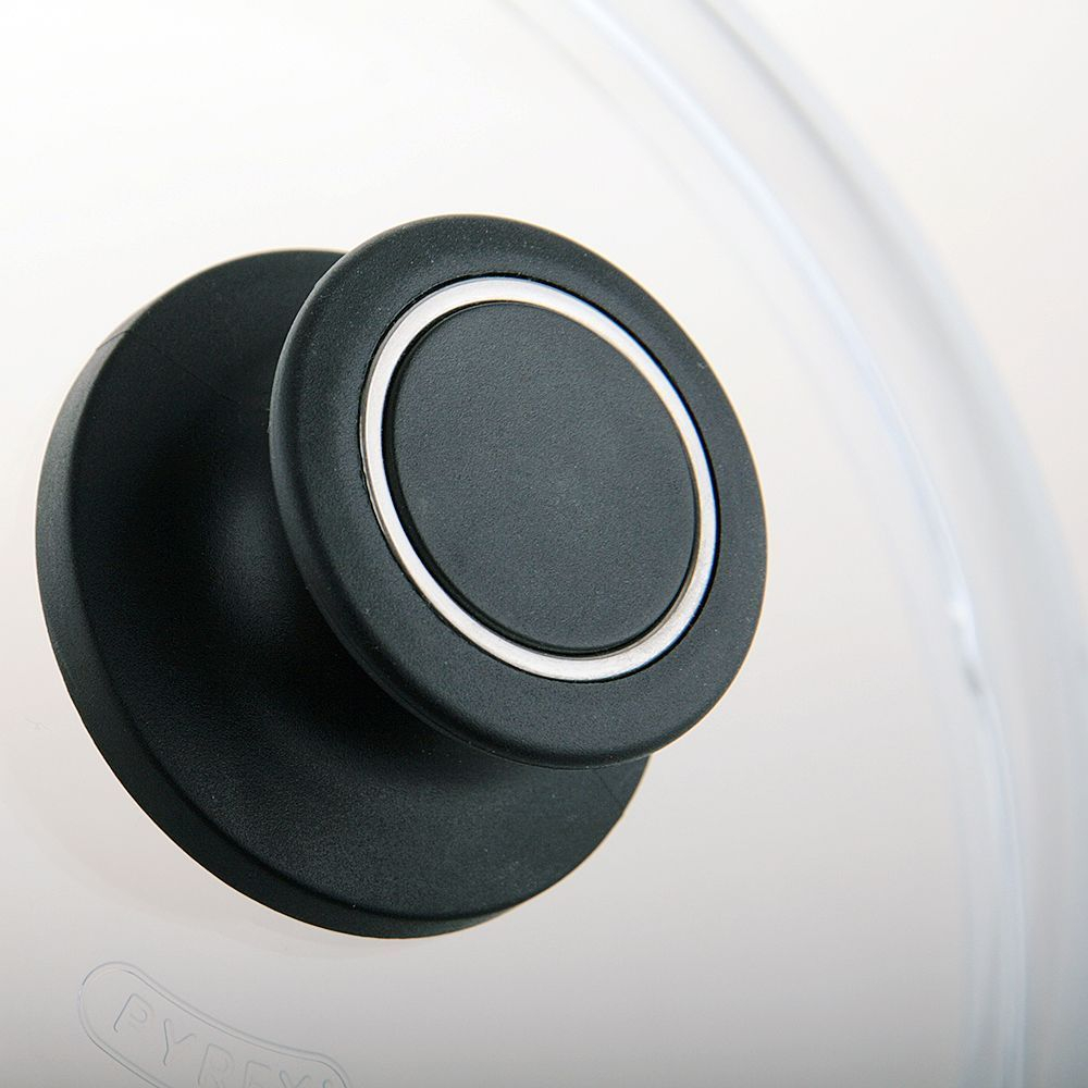 Крышка стеклянная квадратная 26см AMT Gastroguss Glass Lids Германия фрагмент