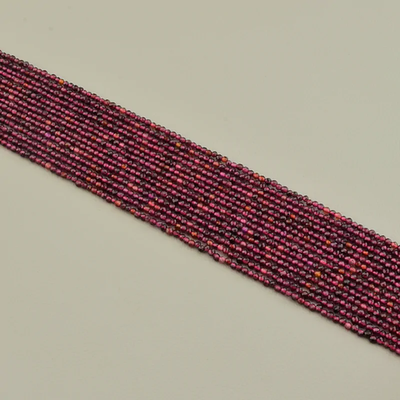 Нитка Гранат 39,5 см. 2,2 мм. (Без замка)