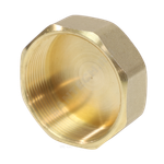 Заглушка латунь Ду 20 (3/4") ВР VALFEX VF.590.L.034