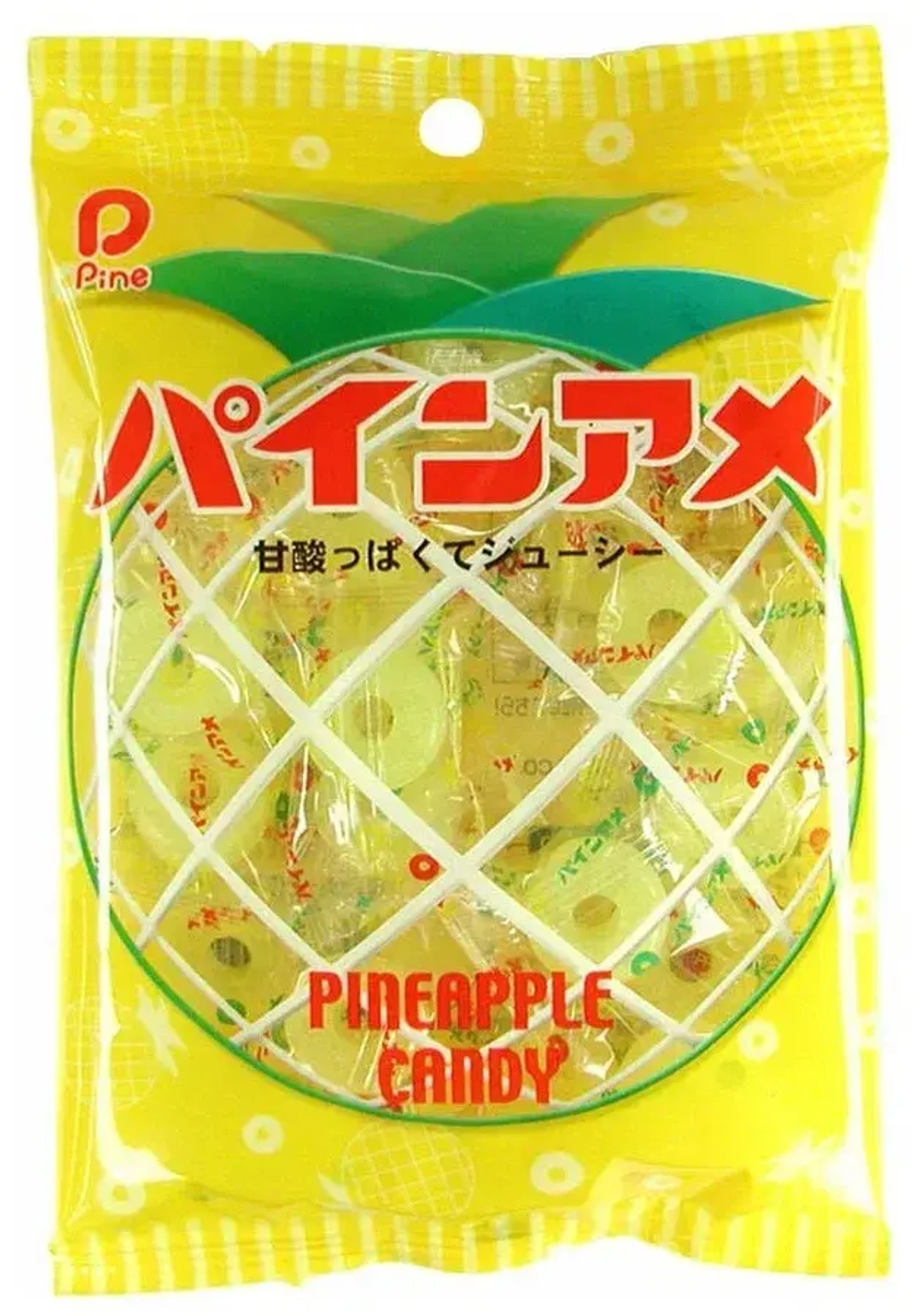 Карамель леденцовая Pine вкус ананаса, 110 гр