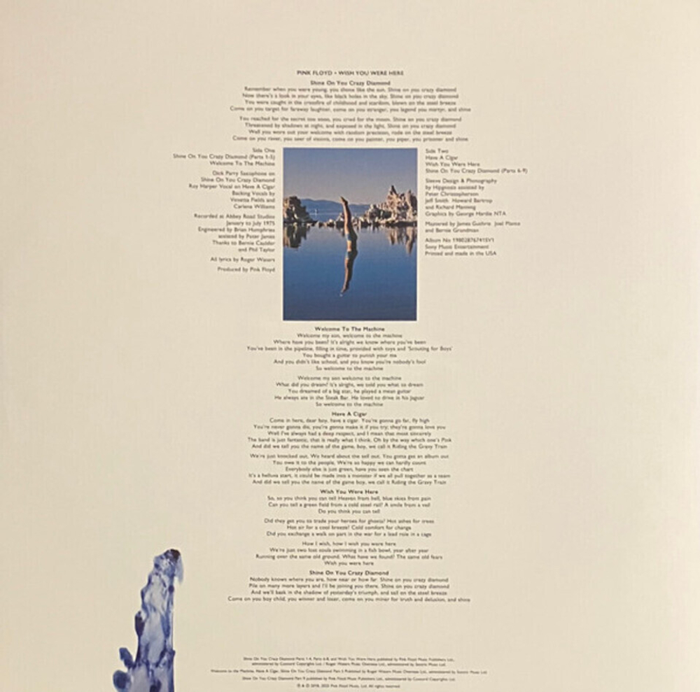 Pink Floyd / Wish You Were Here (50th Anniversary Edition)(Limited Edition)(Clear Vinyl)(4LP+2CD+7"Vinyl Single+Blu-ray)