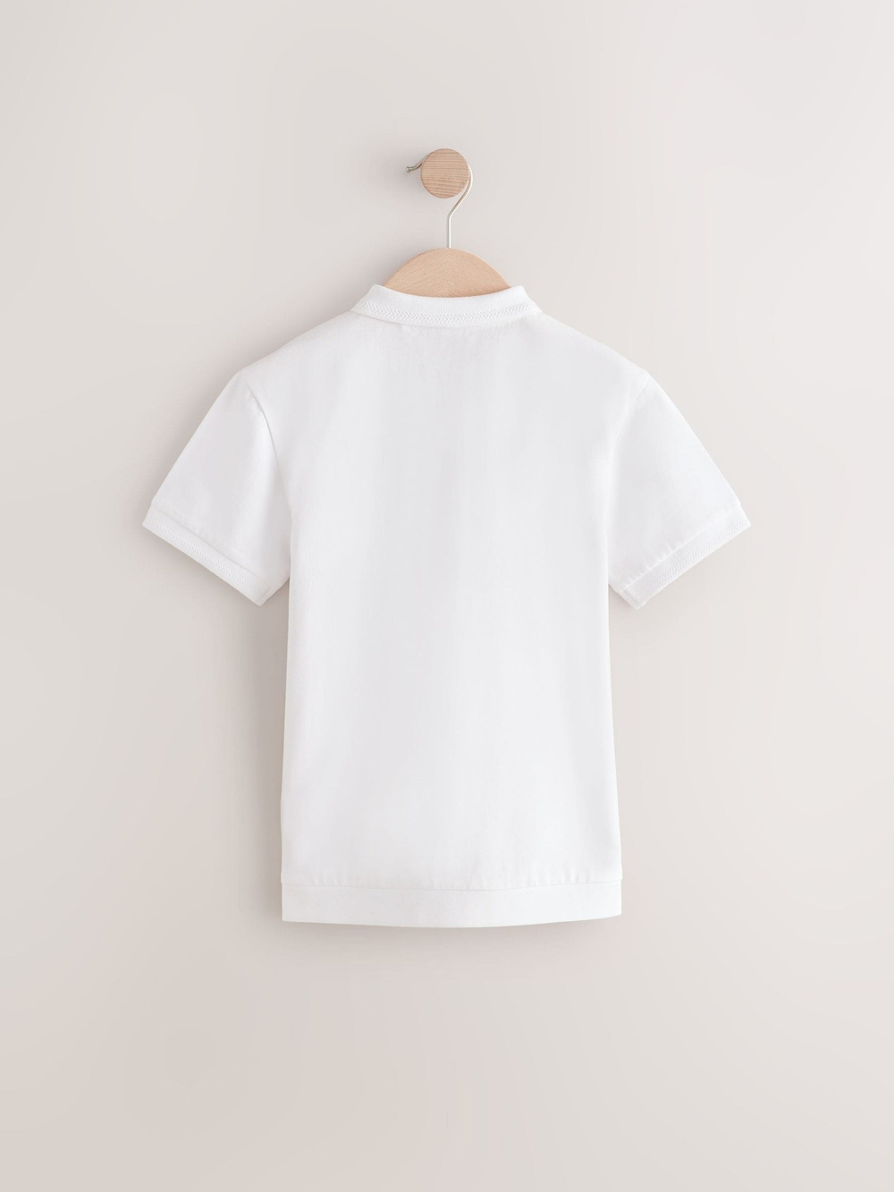 Поло с молнией для мальчика Next E66-263, Белый