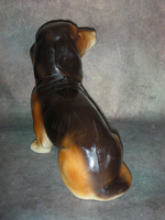 Статуэтка. Фарфор. Собака Такса. Sitzendorf. Германия