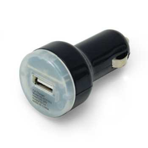 Автомобильный USB-адаптер 1USB 1000мА, чёрный