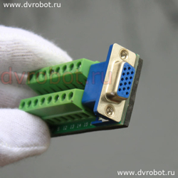 Переходник VGA-DB15-M2