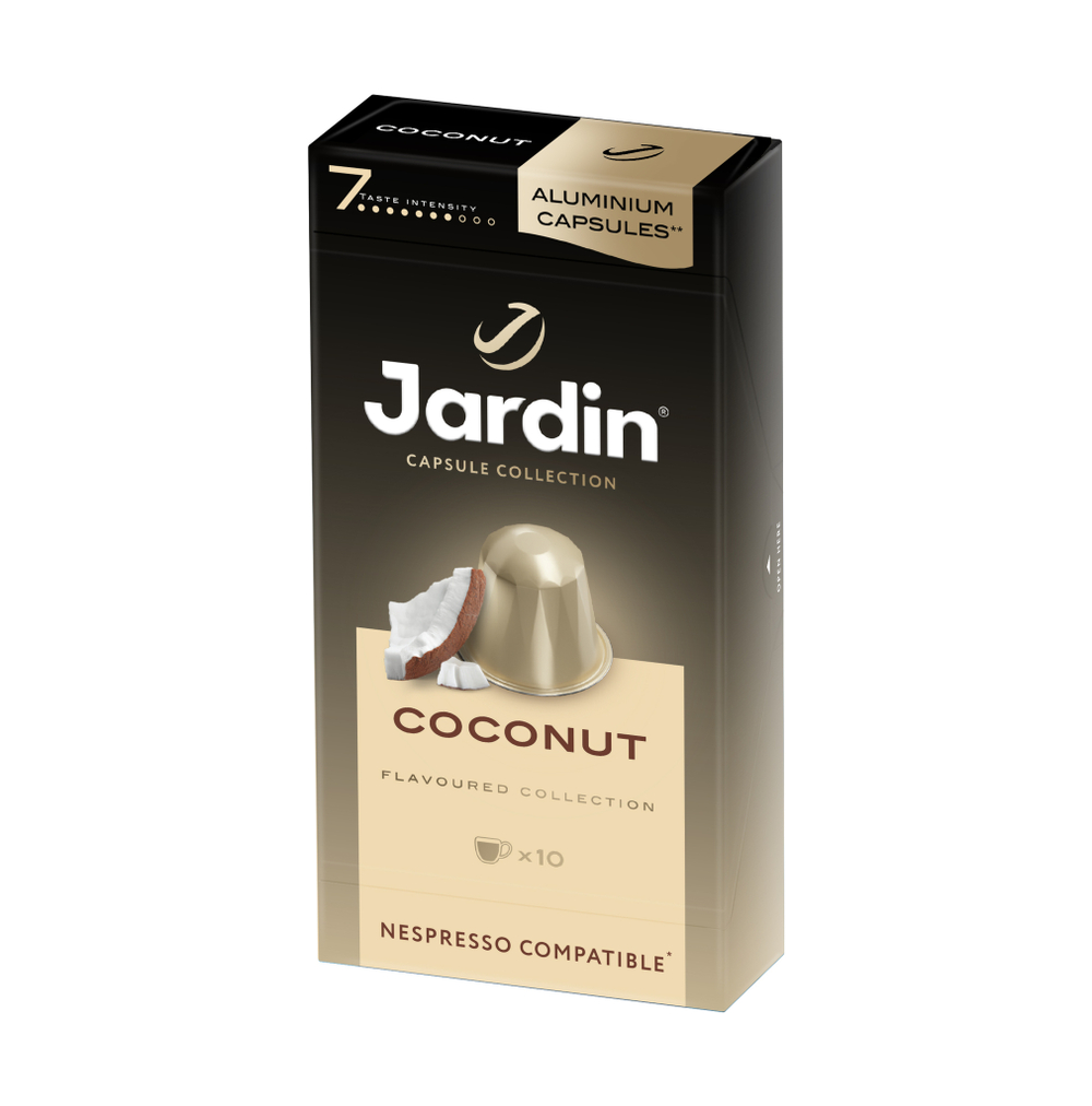 цена Кофе в капсулах Jardin Coconut, 10 капсул для кофемашин Nespresso