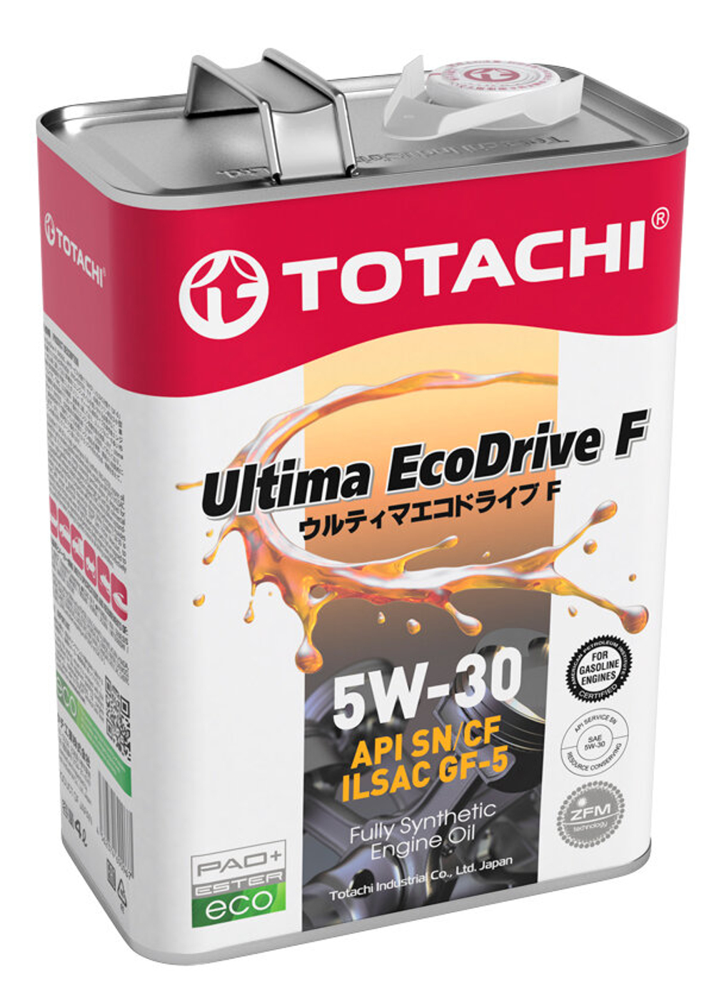 Масло моторное TOTACHI Gasoline Ultima EcoDrive L Fully Synthetic SN/CF/C3 5W-30 (4л.)