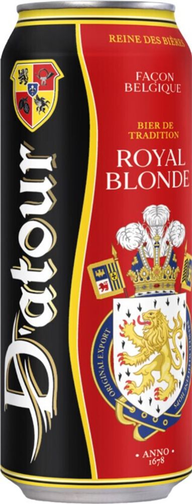 Пиво Датур Роял Блонд / D&#39;Atour Royal Blonde 0.5л - 24шт