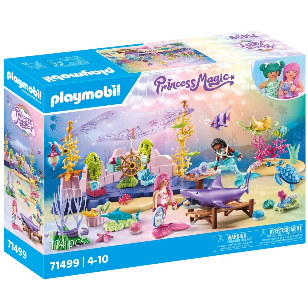 Игровой набор Playmobil 71499 Подводный уход за морскими животными Princess Magic 71499 114 деталей — фото 1