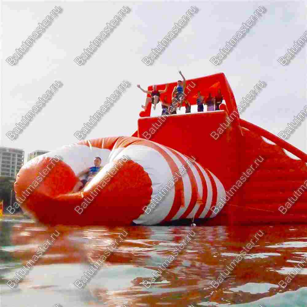 Катапульта Блоб с вышкой «Адреналин высоты» 10×3×5 м, блоб 7×2 м