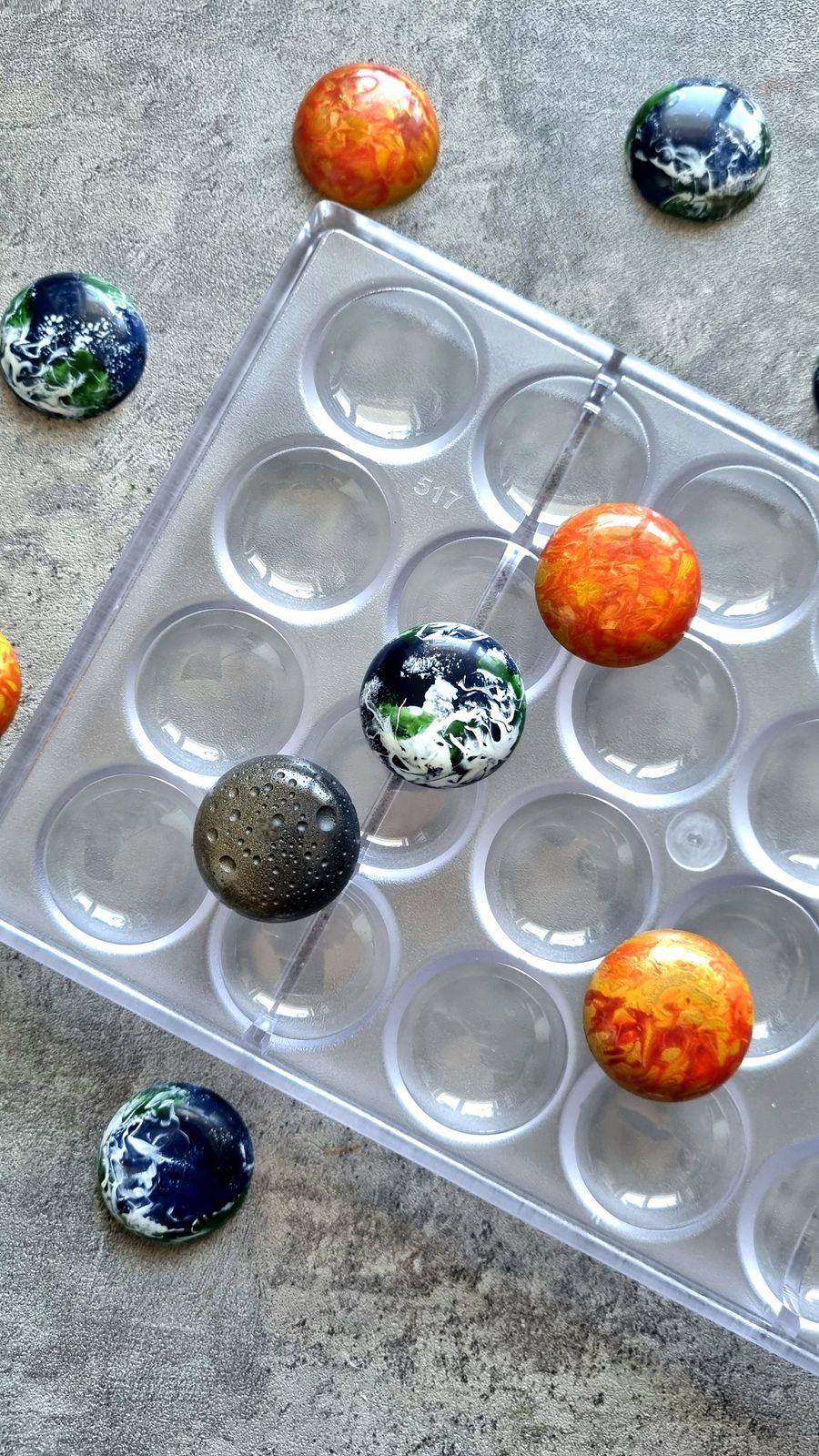 517 | Форма "Плоская полусфера" (275*175 мм)