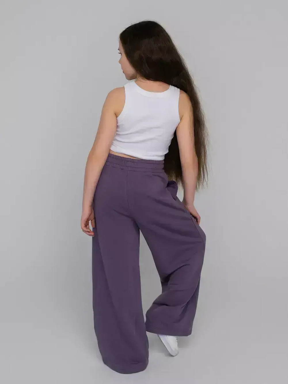 Брюки трубы детские осенние